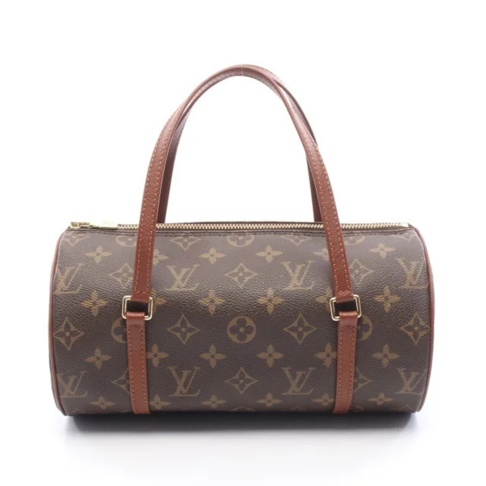 Louis Vuitton Papillon handbag canvas leather Monogram brown
